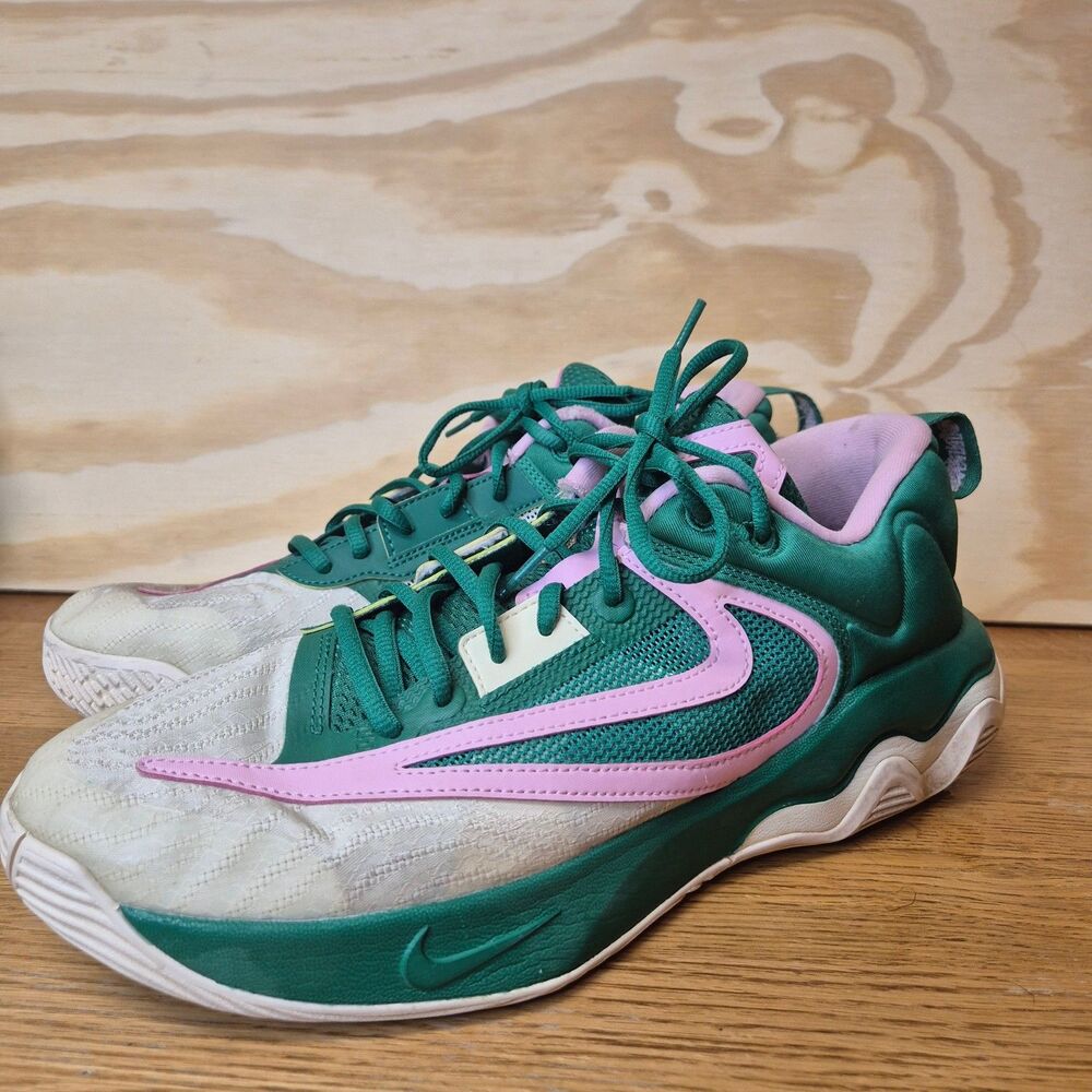 Nike Giannis Immortality 3 Mens 10.5 Green Pink Basketball Shoes DZ7533-300